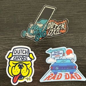 Dutch Bros - Dutch Dad Stickers